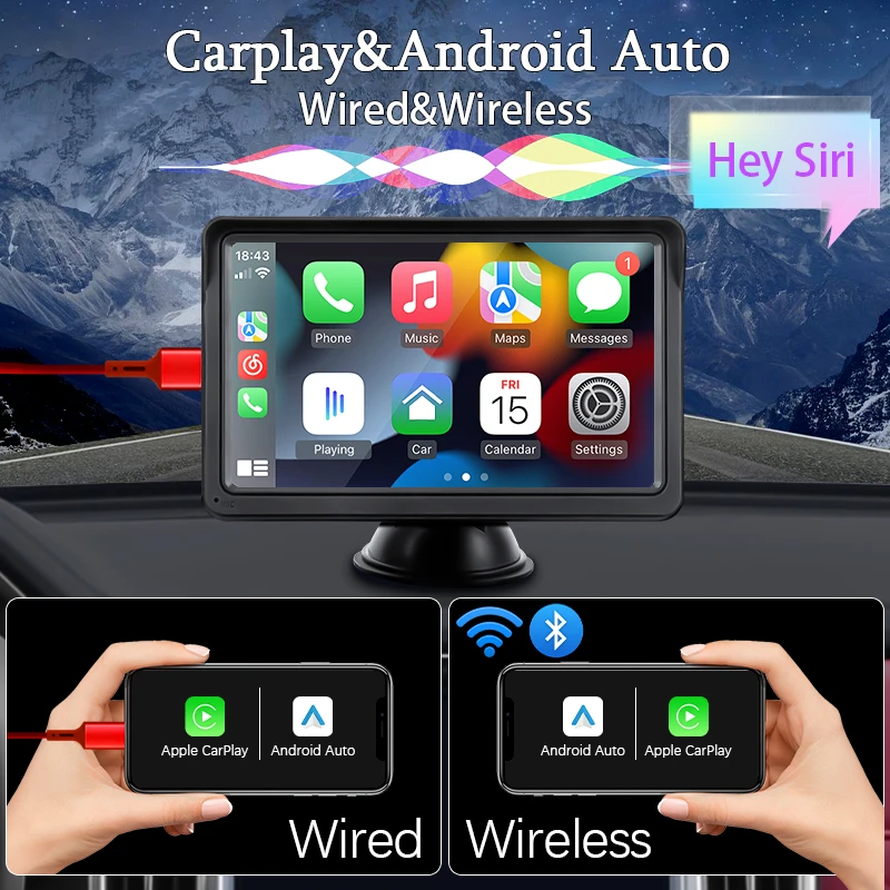 CarPlay Android Auto car radio multimedia video player